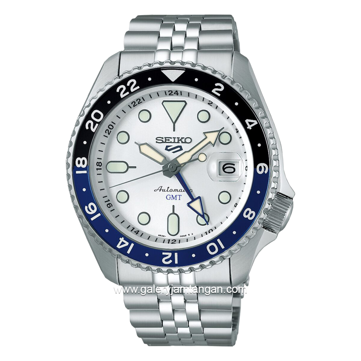 SEIKO 5 SPORT SSK033K1 Automatic Silver Dial White Stainless Steel