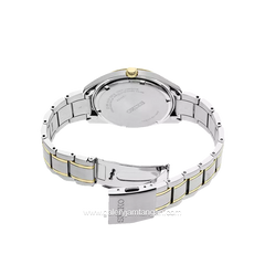 SEIKO SUR312P1 Silver Gold Dial White Stainless Steel