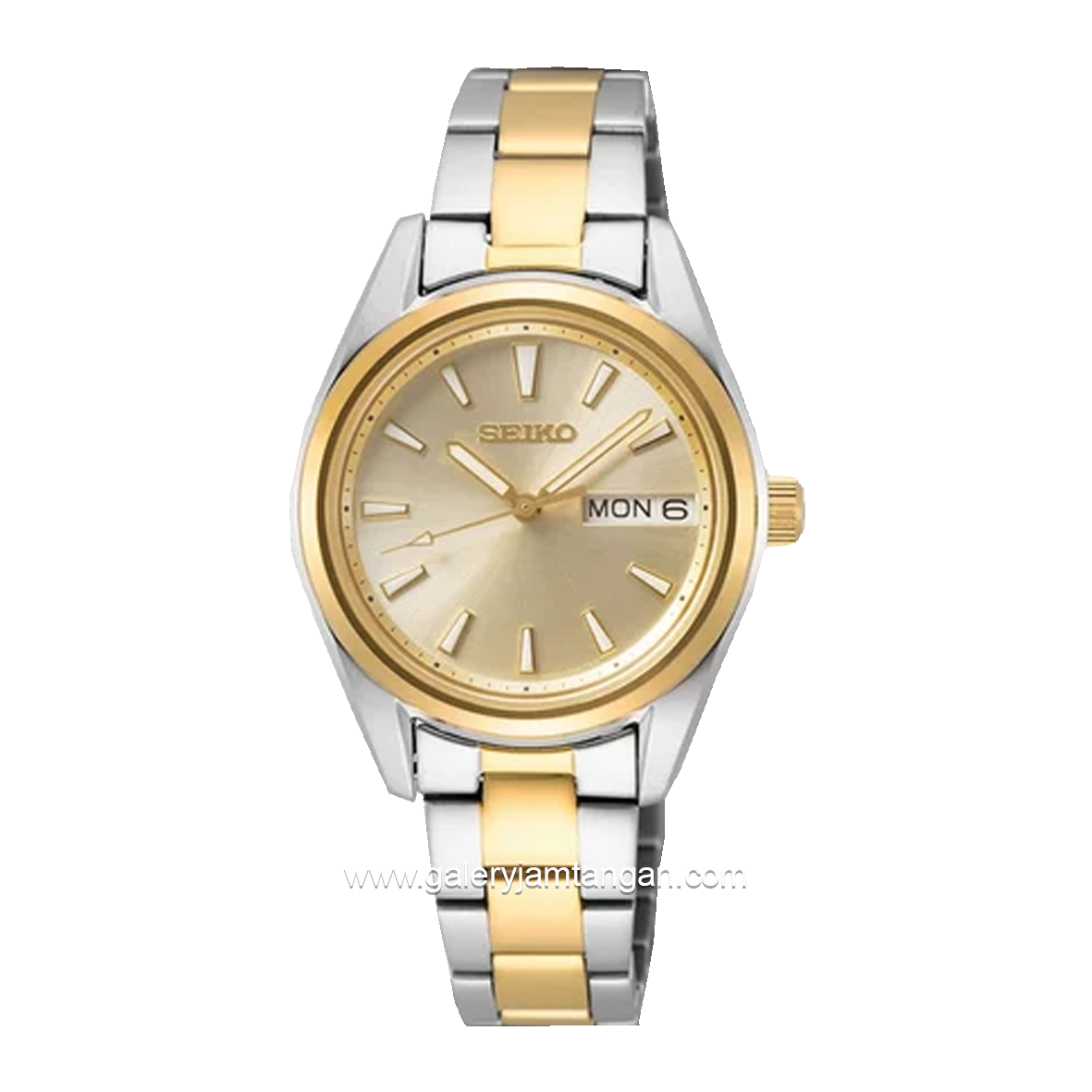 SEIKO SUR354P1 Gold Silver Stainless Steel