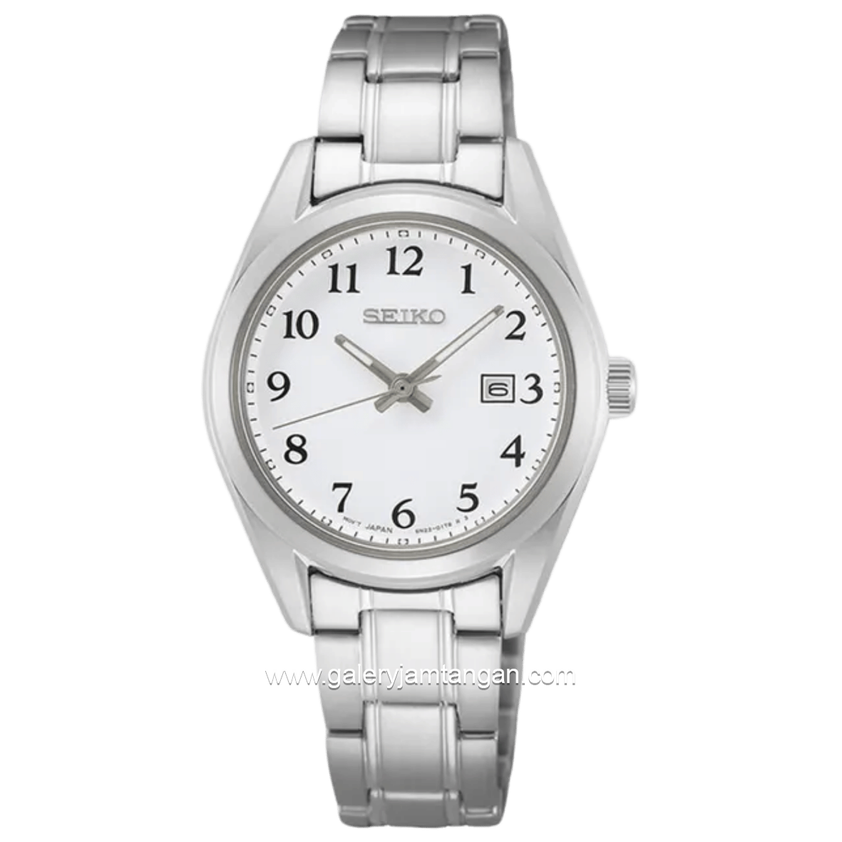 SEIKO Ladies SUR465P1 Discover More White Dial Stainless Steel Strap
