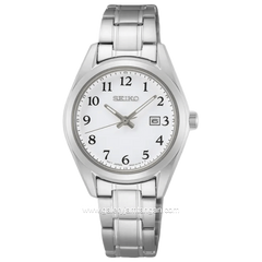SEIKO Ladies SUR465P1 Discover More White Dial Stainless Steel Strap