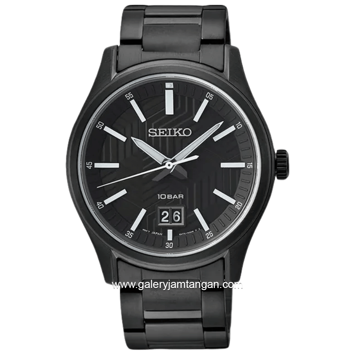 SEIKO Classic SUR515P1 Discover More Black Dial Black Stainless Steel Strap