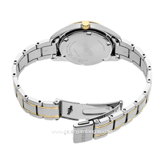 SEIKO CLASSIC SUR636P1 Ladies Mother Of Pearl Silver Gold Stainless Steel