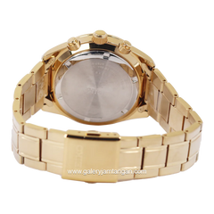 SEIKO Chronograph SSB382P1 Gold Stainless Steel Strap