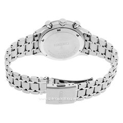 SEIKO SSB479P1 Chronograph Silver Dial Black Stainless Steel