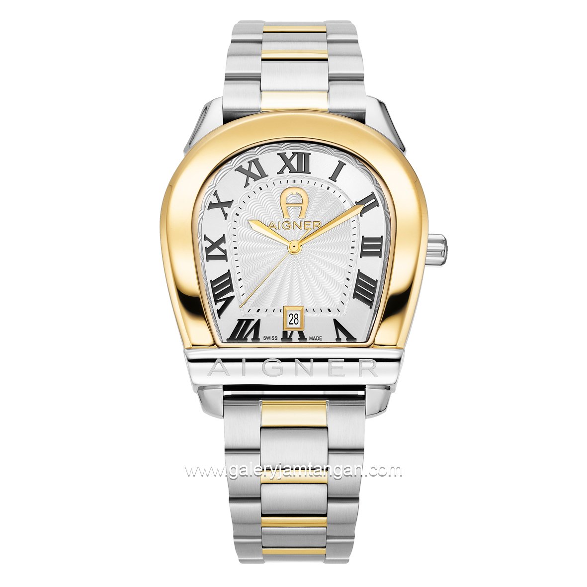 AIGNER SIENA AGW.244007 Silver Gold Watch Swiss Made