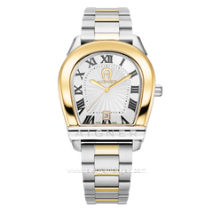 AIGNER SIENA AGW.244007 Silver Gold Watch Swiss Made