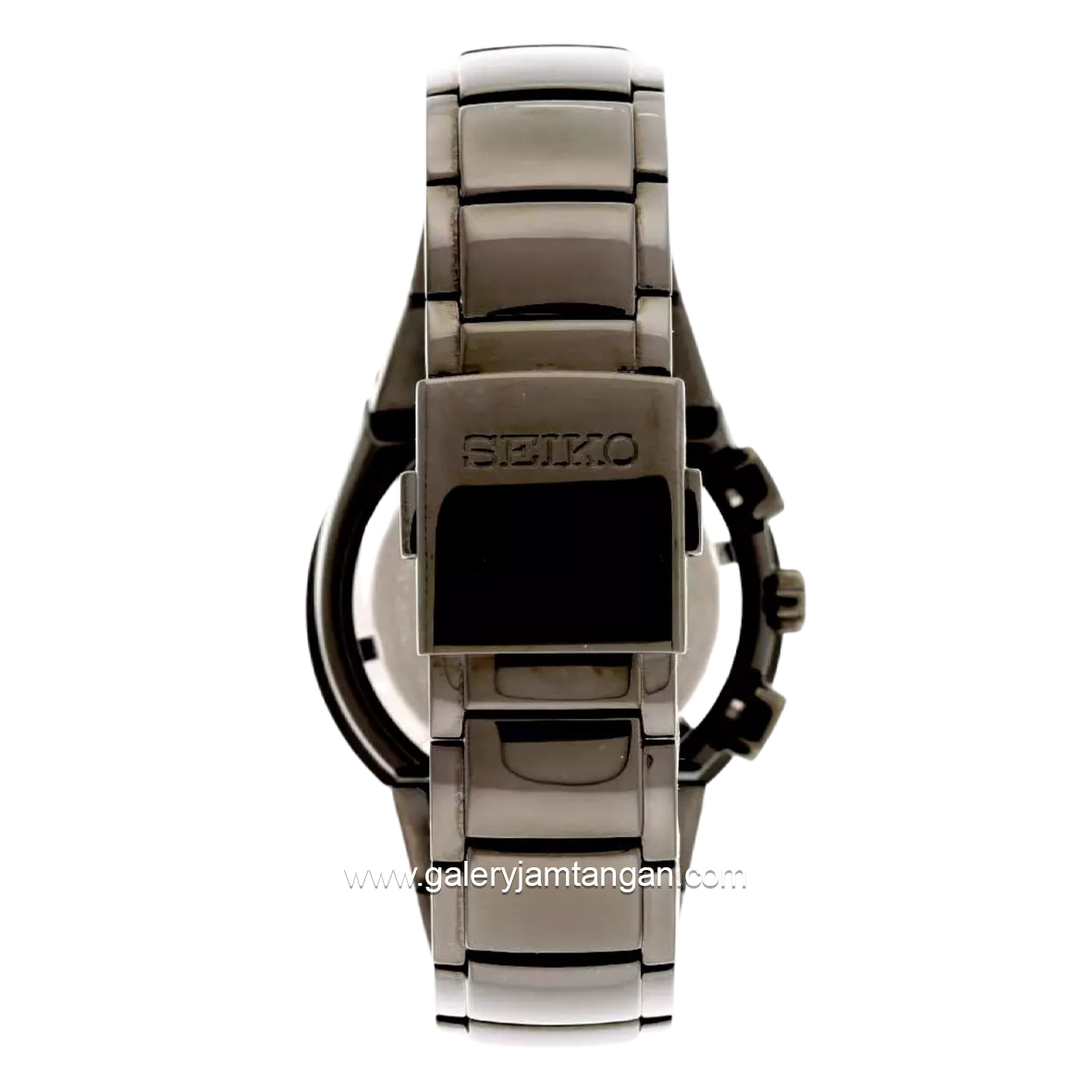 SEIKO SNAB35P1 Chronograph Black Stainless Steel Strap