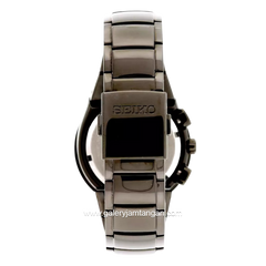 SEIKO SNAB35P1 Chronograph Black Stainless Steel Strap