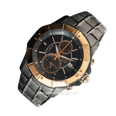 SEIKO LORD SNAD03J1 Chronograph Black Stainless Steel Strap