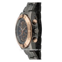 SEIKO LORD SNAD03J1 Chronograph Black Stainless Steel Strap