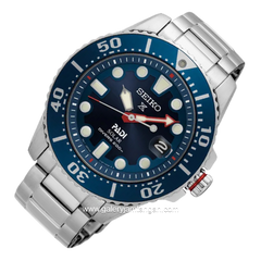 SEIKO SNE549P1 PADI Solar Divers 200M Blue Dial Stainless Steel Strap