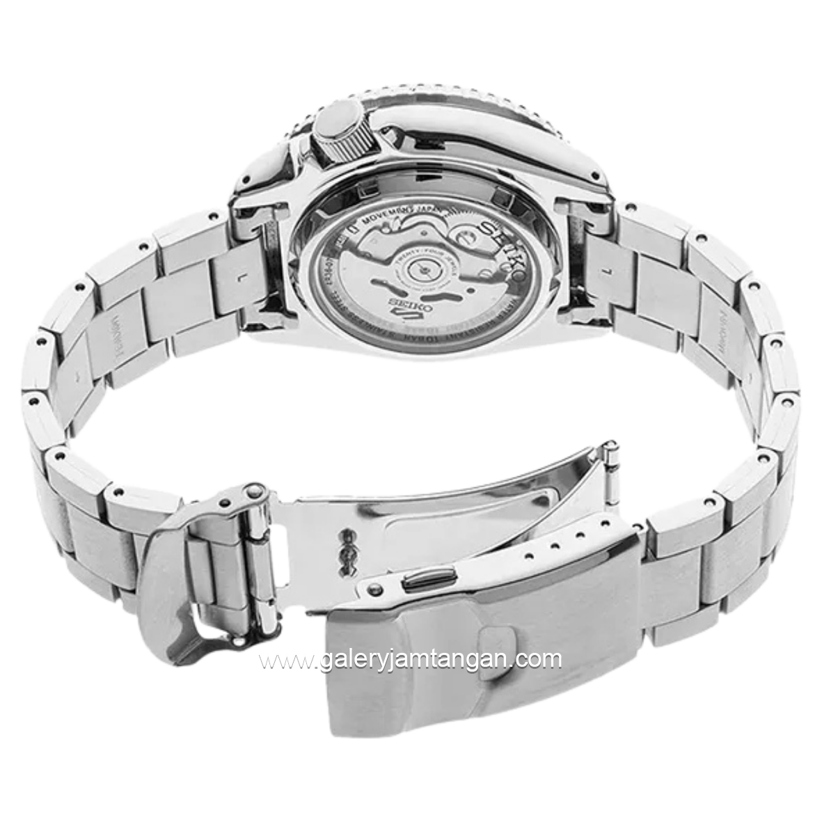 SEIKO 5 SPORTS SRPD61K1 Silver Dial Green Automatic Stainless Steel