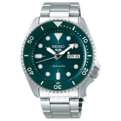 SEIKO 5 SPORTS SRPD61K1 Silver Dial Green Automatic Stainless Steel