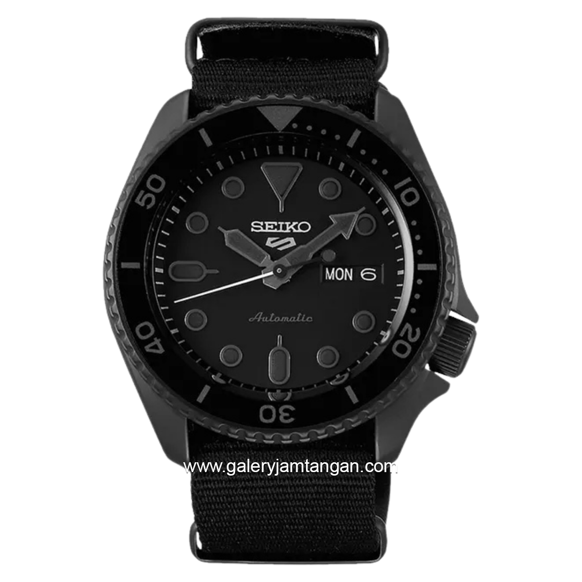 SEIKO 5 Sports SRPD79K1 Sports Style Automatic Black Dial Black Nylon Strap