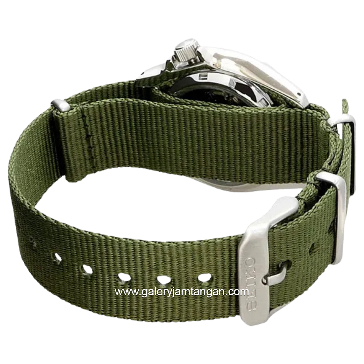 SEIKO 5 SPORT SRPE65K1 Automatic Army Silver Nylon Strap