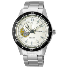 SEIKO PRESAGE SSA423J1 Automatic Silver Dial Cream Stainless Steel Strap
