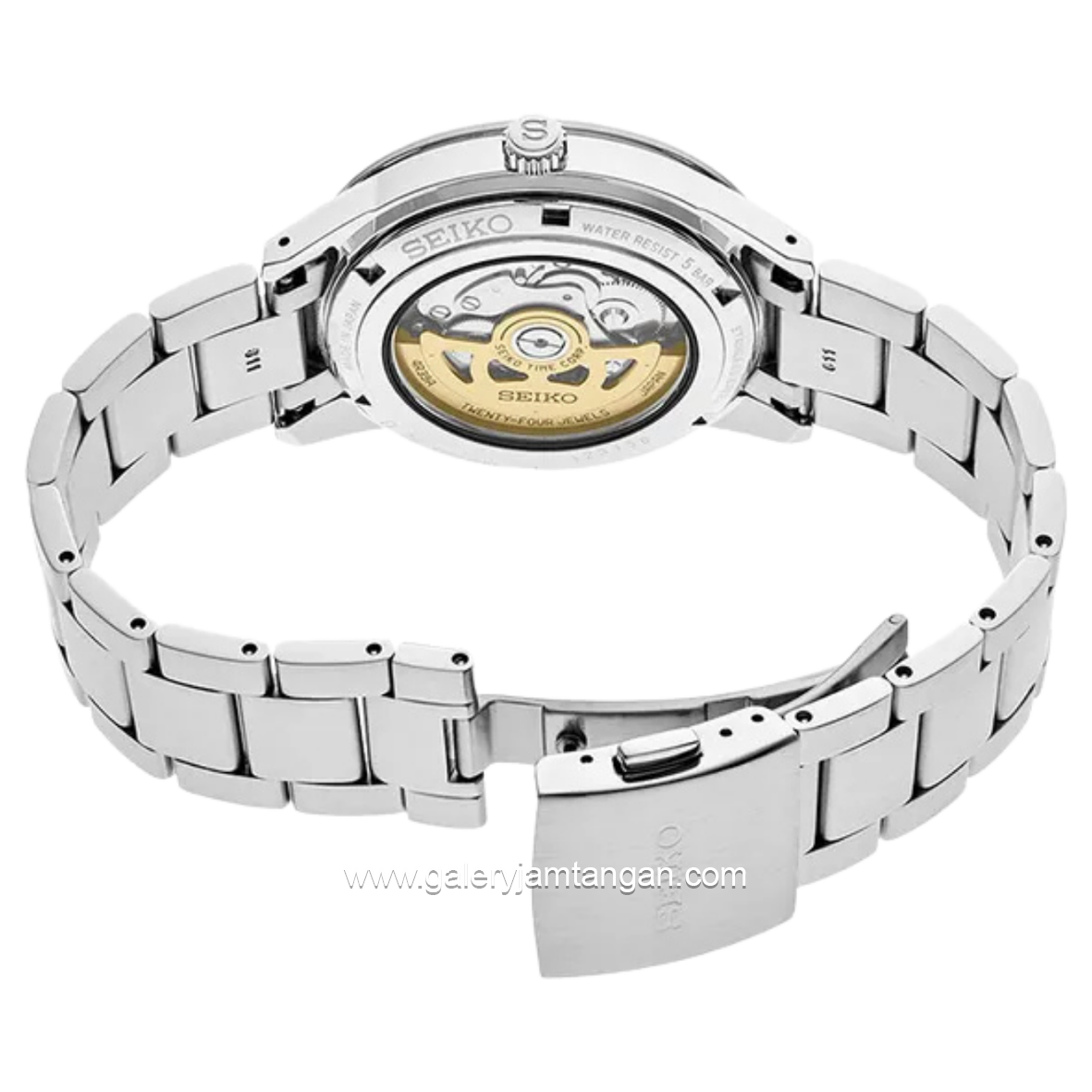SEIKO SSA425J1 Automatic Black Dial Stainless Steel Strap
