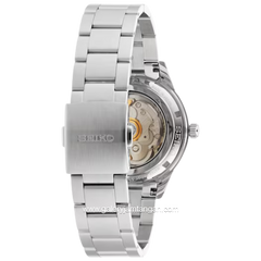 SEIKO SUR351P1 Ladies Orange Salmon Dial Stainless Steel Strap