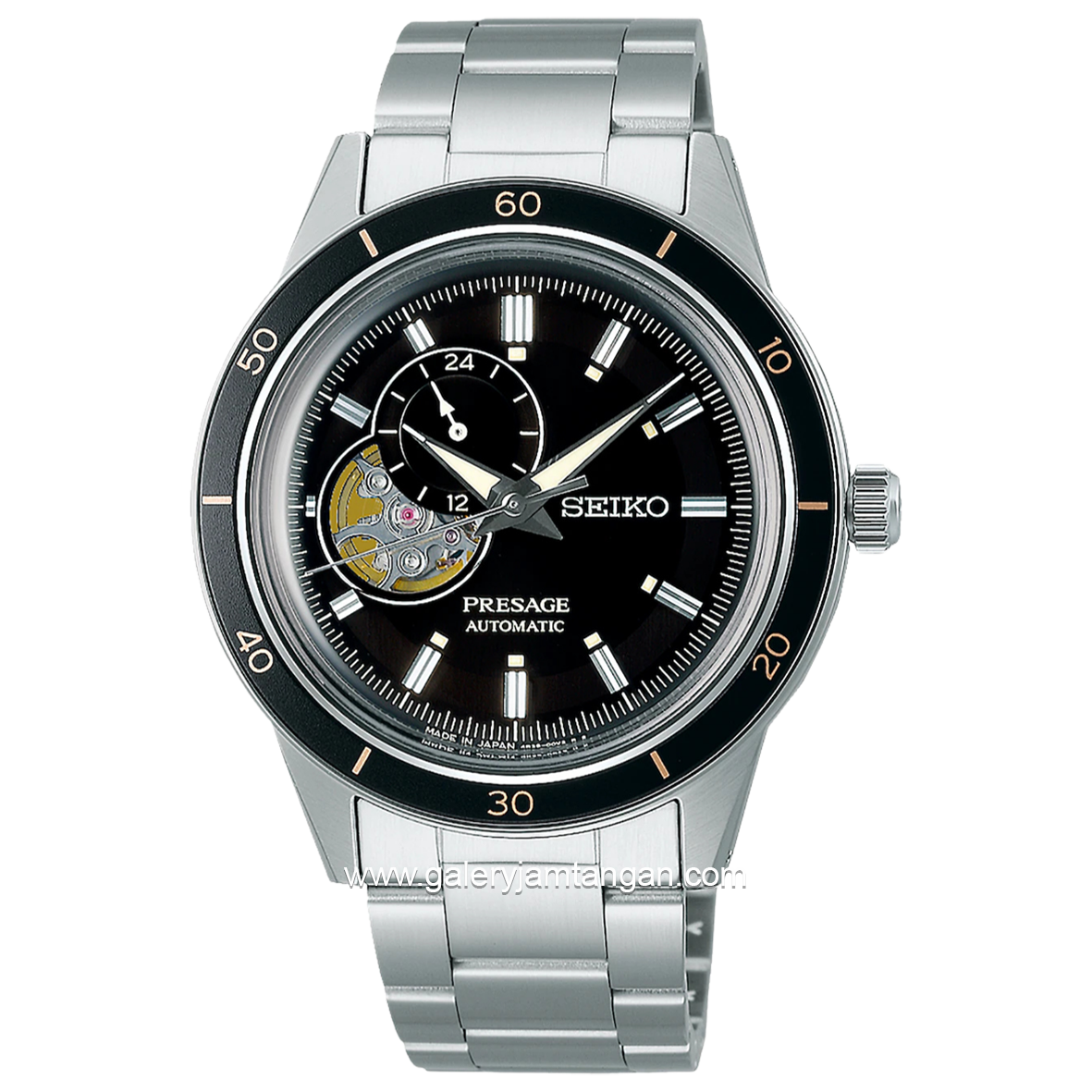 SEIKO SSA425J1 Automatic Black Dial Stainless Steel Strap