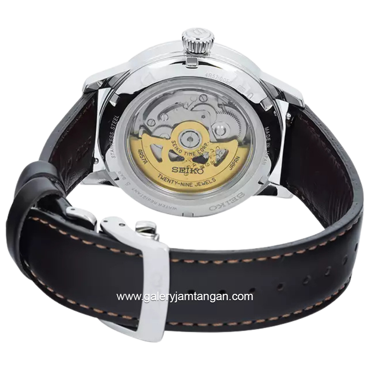 SEIKO SSA459J1 Dark Brown Automatic Leather Strap