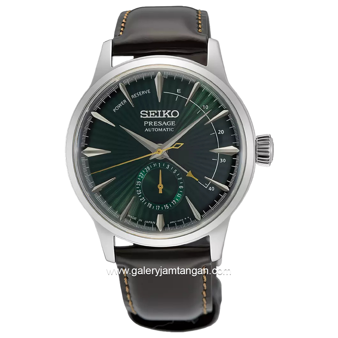 SEIKO SSA459J1 Dark Brown Automatic Leather Strap