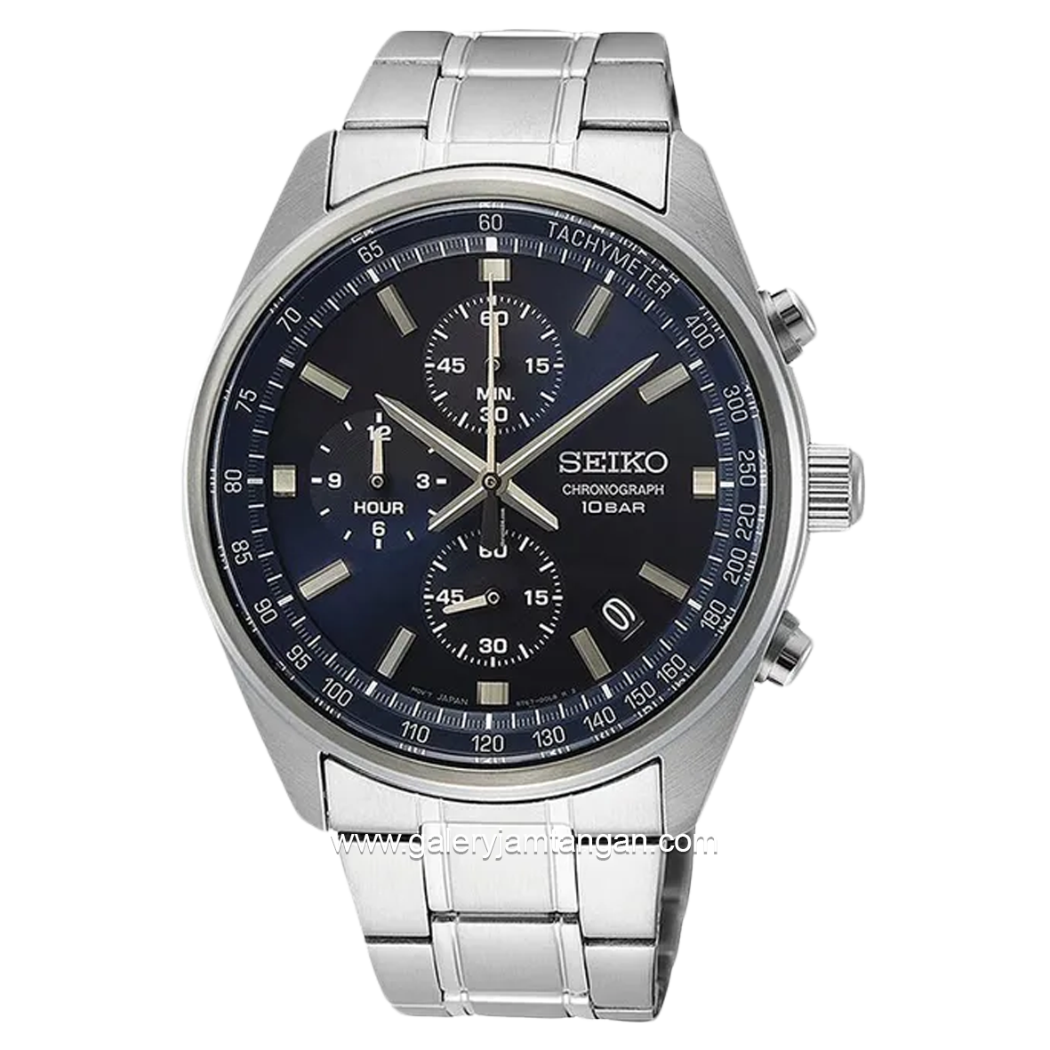 SEIKO SSB377P1 Chronograph Silver Stainless Steel Mens Watch