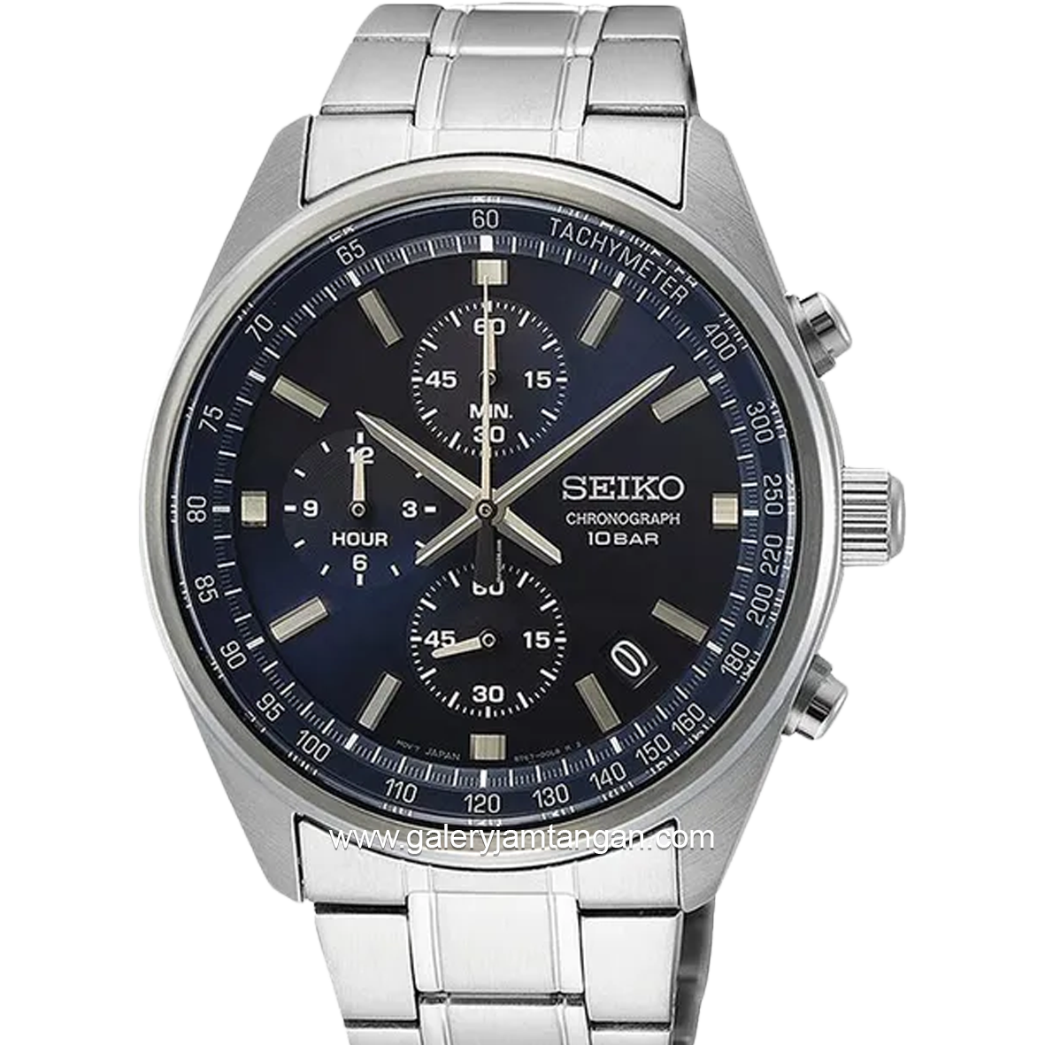 SEIKO SSB377P1 Chronograph Silver Stainless Steel Mens Watch