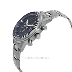 SEIKO Chronograph SSB387P1 Discover More Men Blue Dial Titanium Strap
