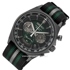 SEIKO SSB411P1 Discover More Green Dial Multi Color Nylon Strap