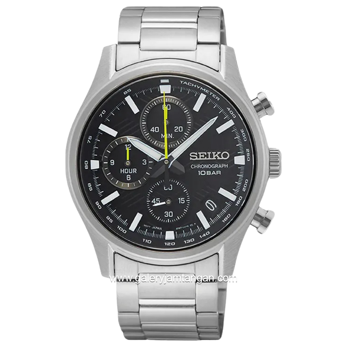 SEIKO SSB419P1 Chronograph Silver Stainless Steel Strap
