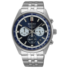 SEIKO SSB427P1 Chronograph Dial Dark Blue Stainless Steel Strap