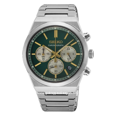 SEIKO SSB461P1 Chronograph Silver Stainless Steel Mens Watch