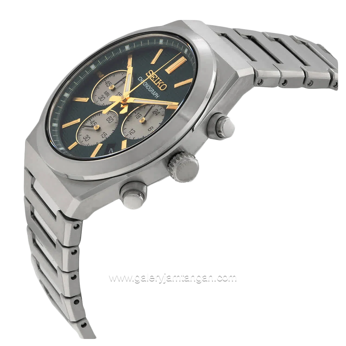 SEIKO SSB461P1 Chronograph Silver Stainless Steel Mens Watch