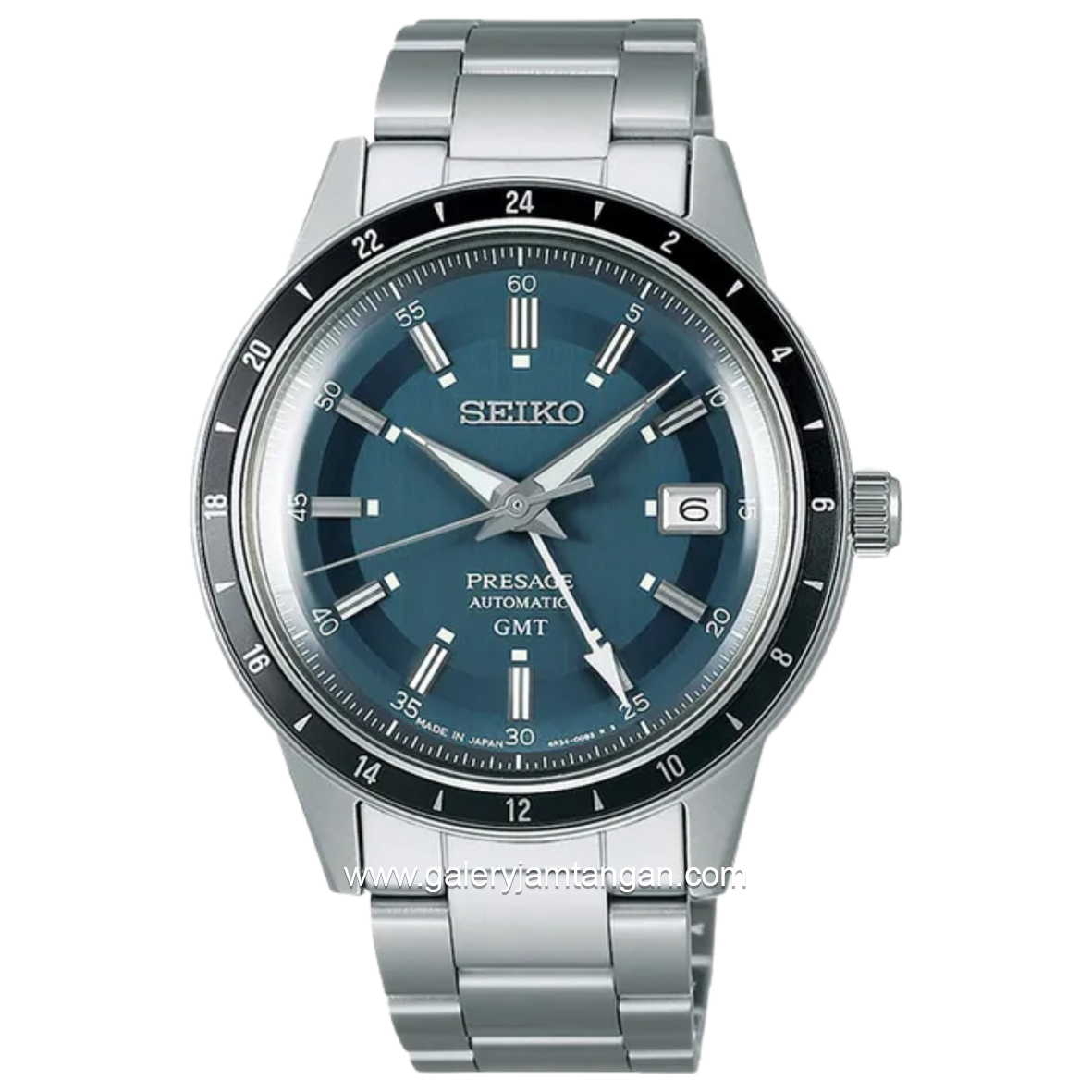 SEIKO SSK009J1 Automatic GMT Blue Dial Stainless Steel Strap