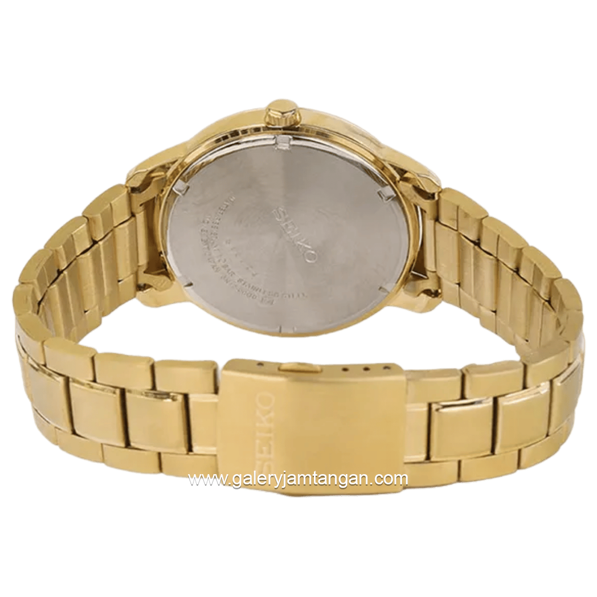 SEIKO SUR198P1 Silver Dial Gold Stainless Steel Strap