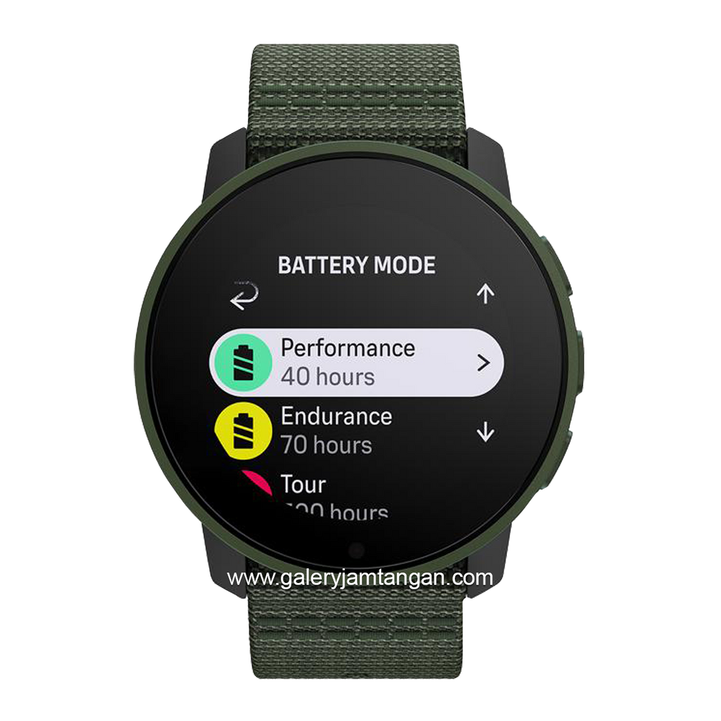 SUUNTO PEAK PRO FOREST GREEN Canvas Strap