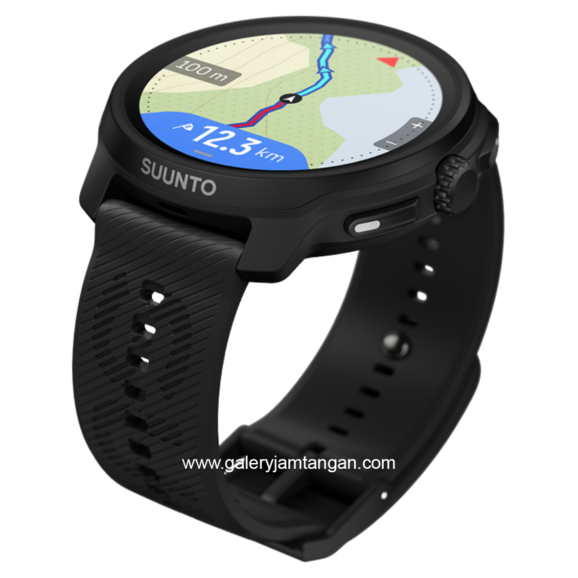 Suunto Race 2 All Black Silicone Strap