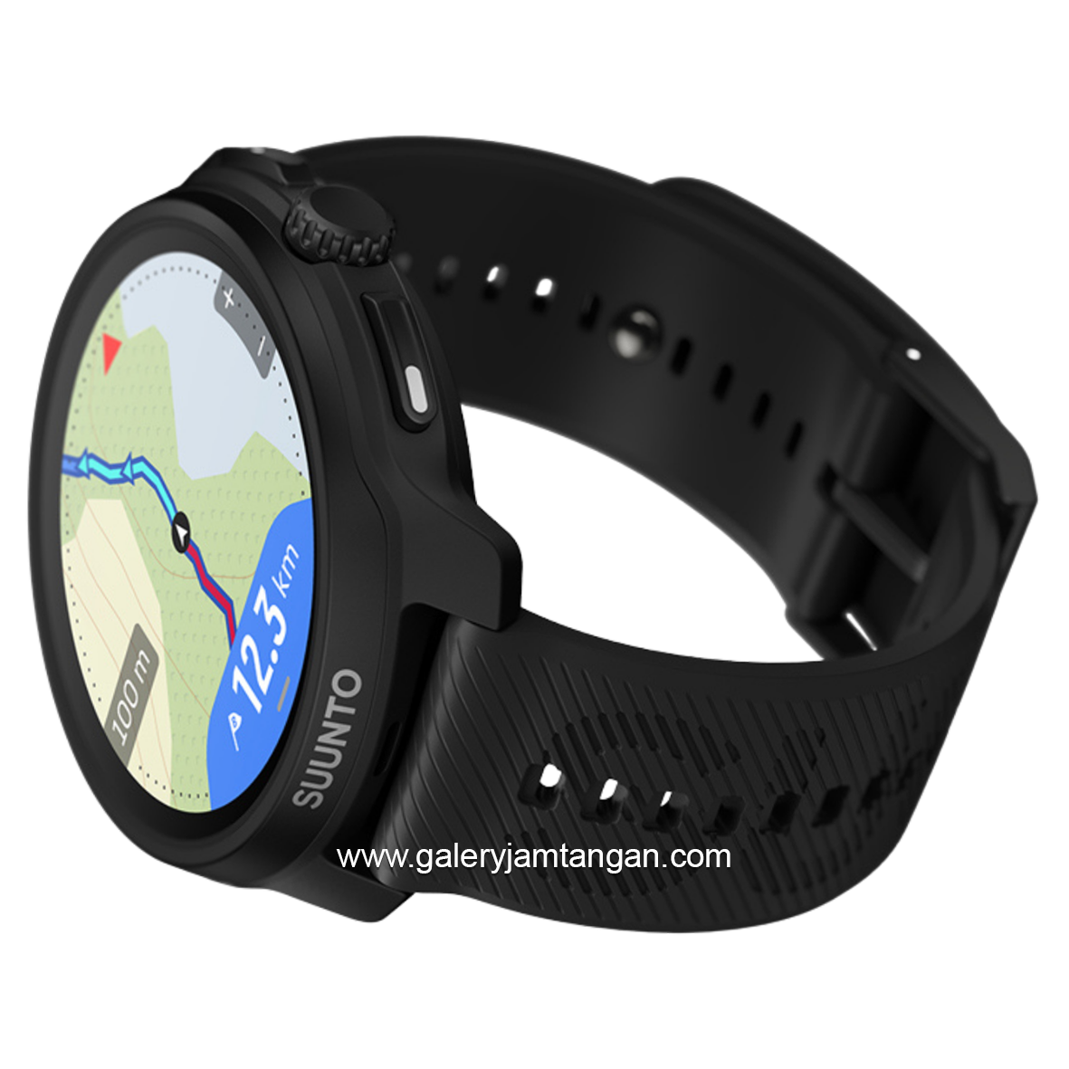 Suunto Race 2 All Black Silicone Strap