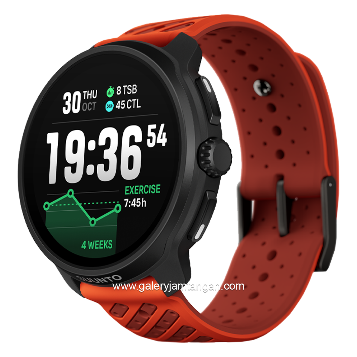 SUUNTO RACE 2 CORAL ORANGE Silicone Strap