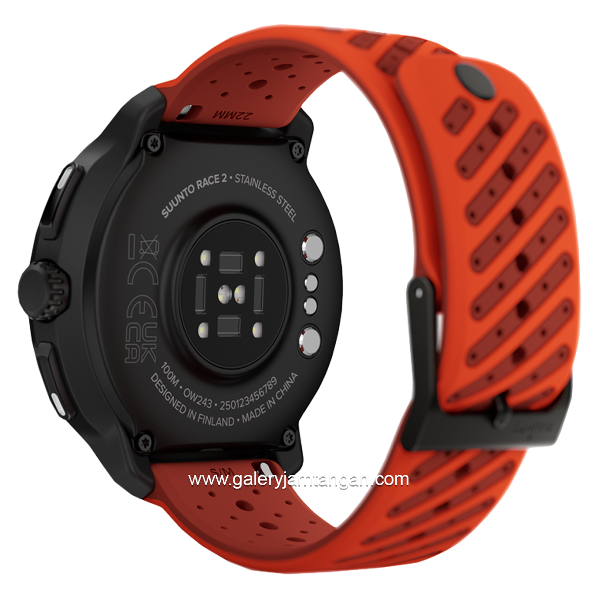 SUUNTO RACE 2 CORAL ORANGE Silicone Strap