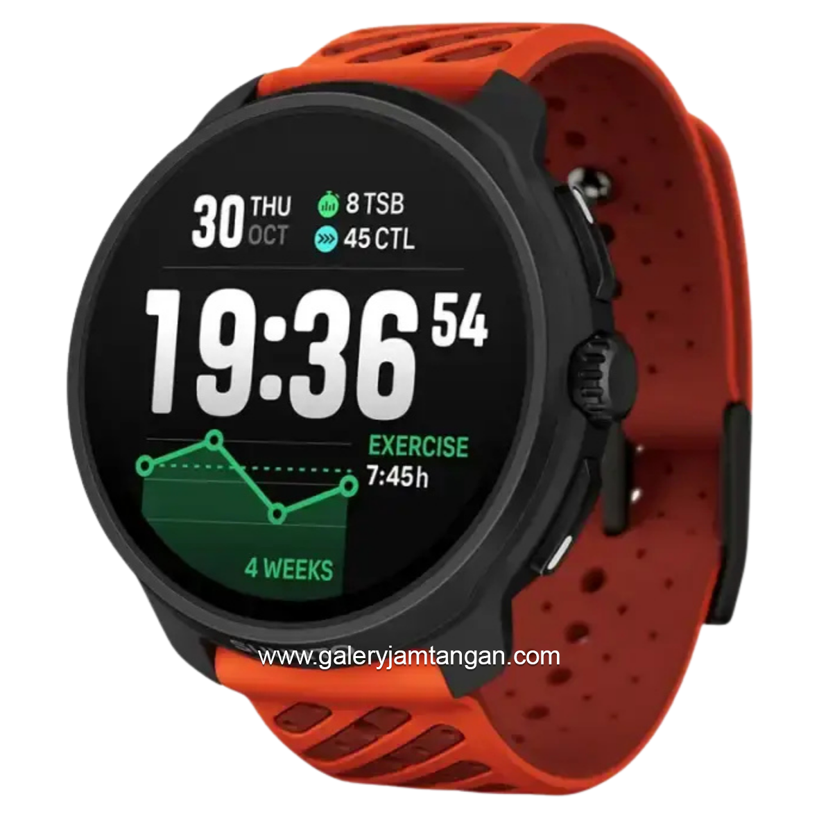 Suunto Race 2 Coral Orange Silicone Strap