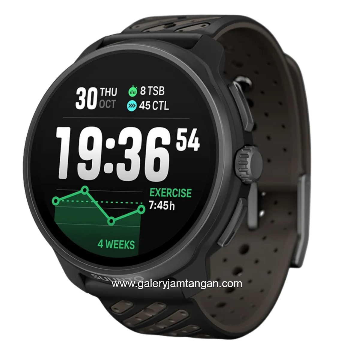 SUUNTO RACE 2 TITANIUM BLACK Silicone Strap