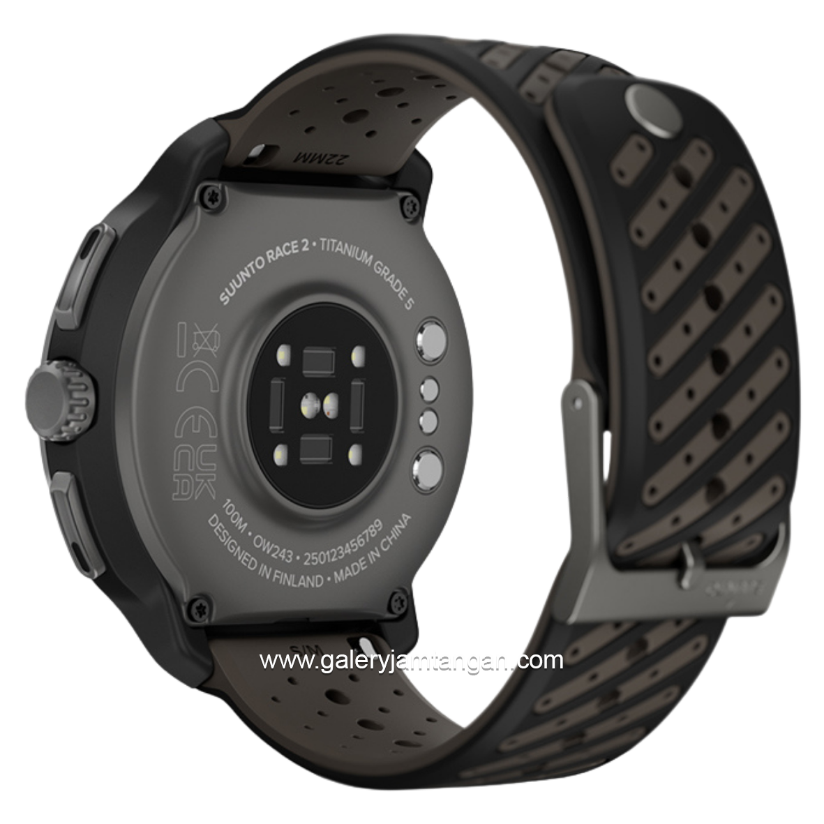 SUUNTO RACE 2 TITANIUM BLACK Silicone Strap