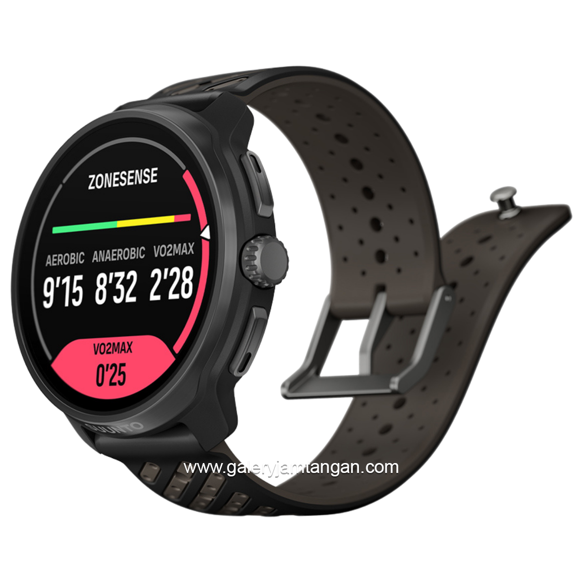 SUUNTO RACE 2 TITANIUM BLACK Silicone Strap