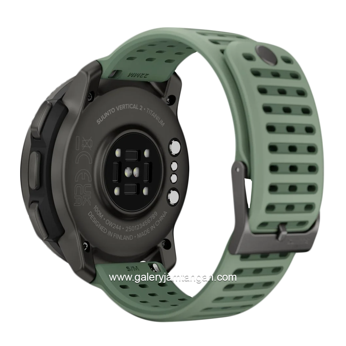 SUUNTO RACE 2 TITANIUM SAGE Silicone Strap