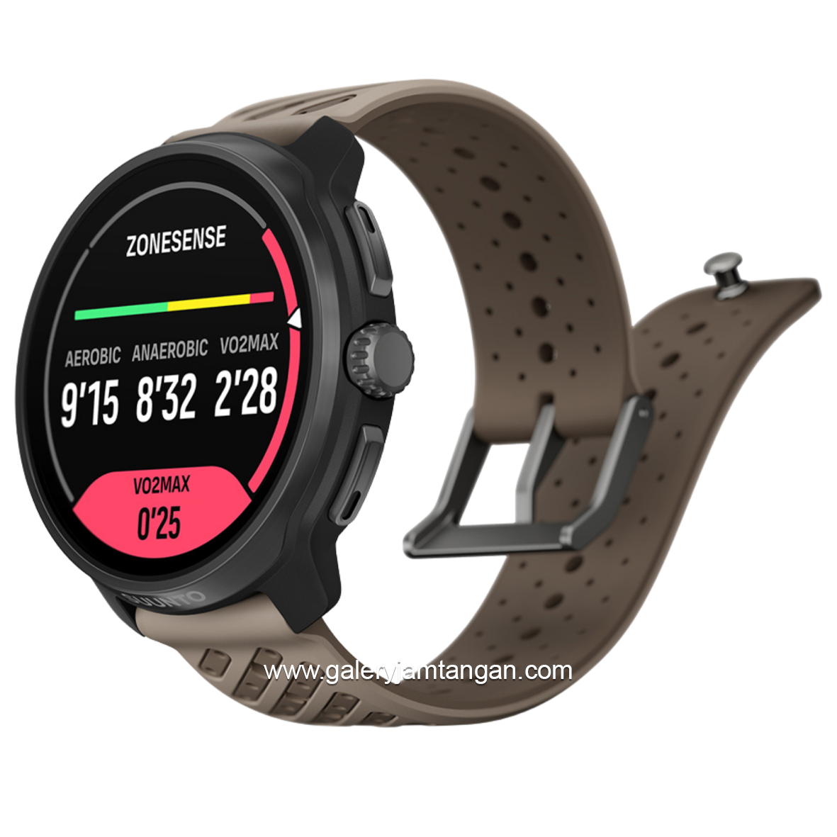 SUUNTO RACE 2 TITANIUM TRAIL Gray Silicone Strap