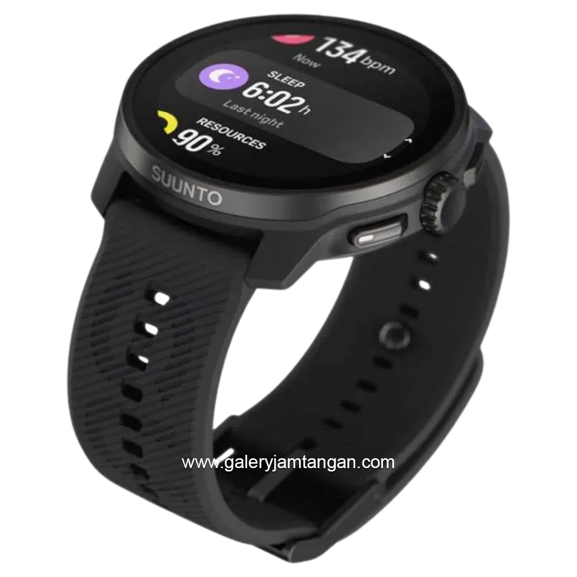 SUUNTO RACE S All Black Silicone Strap