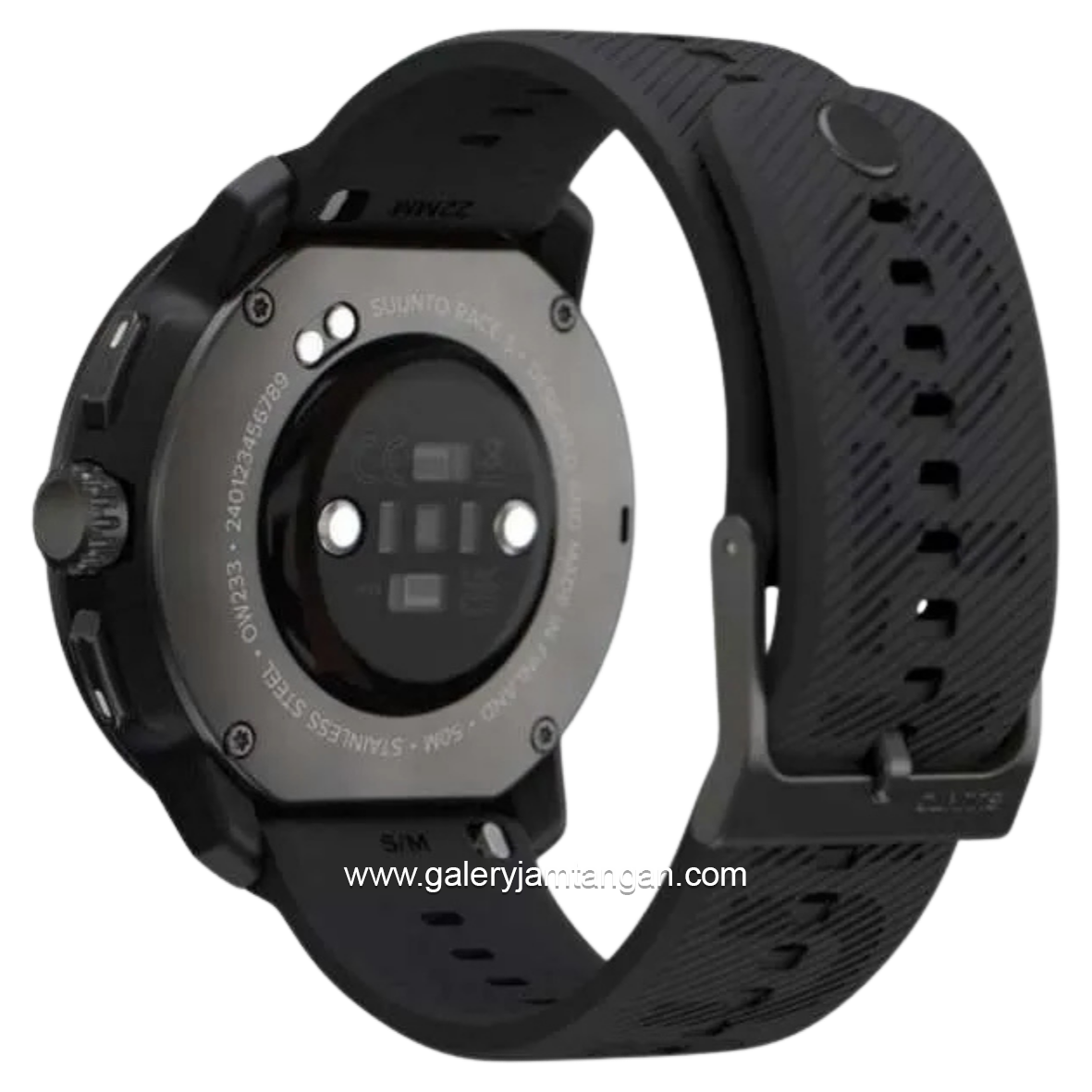 SUUNTO RACE S All Black Silicone Strap