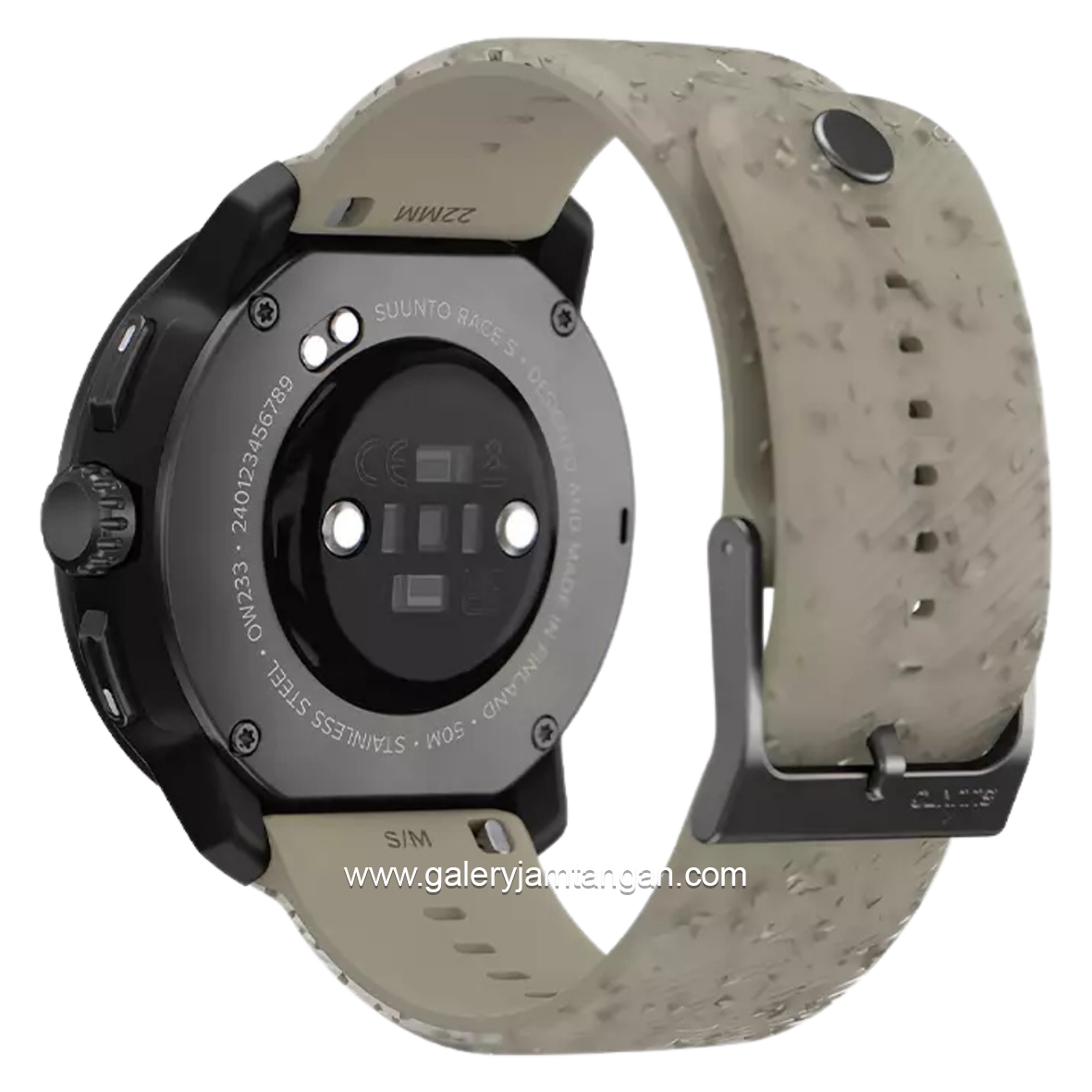 SUUNTO RACE S GRAVEL GREY Silicone Strap